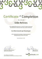 JavaScript Certificate