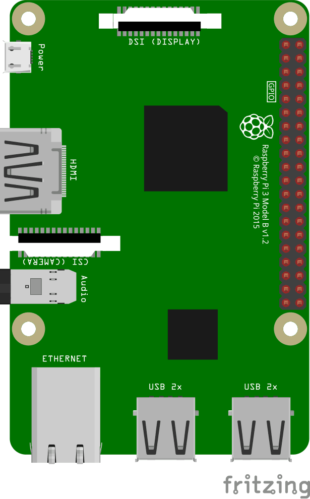 Raspberry Pi 3 with GPIO