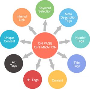 سئو داخلی صفحه on page seo